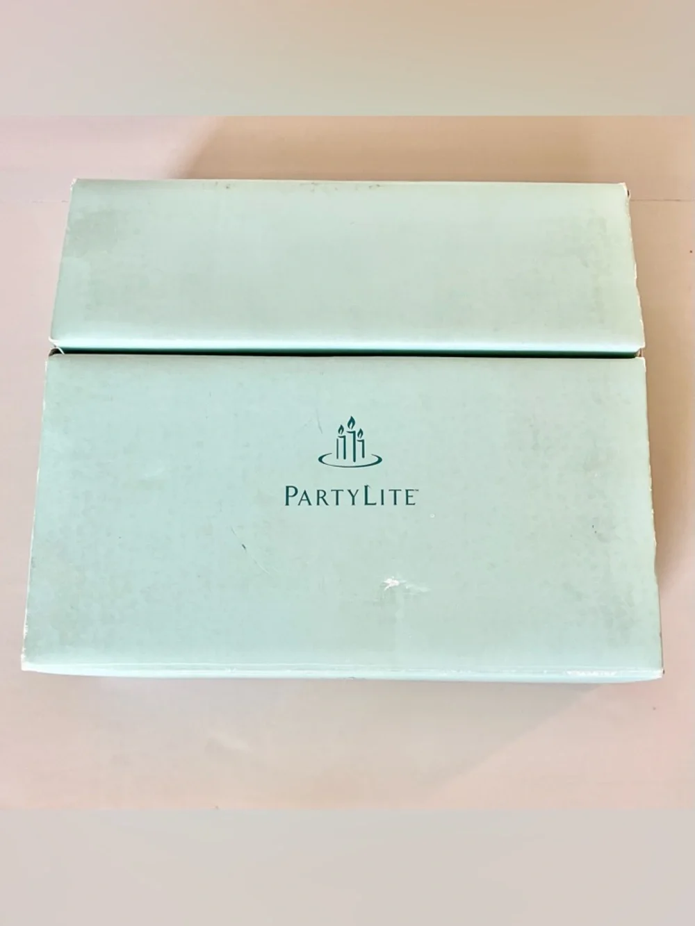 PartyLite Quilted Crystal Pair Votive Candle Holders in Original Box Collectible - Picture 8 of 9
